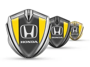 Honda Abzeichen Selbstklebend Pro Stil Legierung Finish